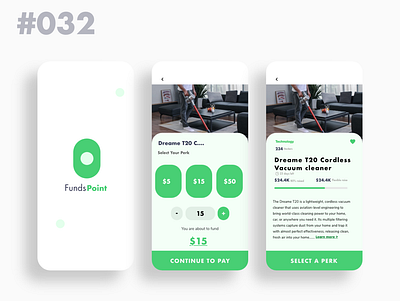 DailyUI #032 - Crowdfunding app art branding daily daily 100 challenge daily ui dailyui dailyuichallenge design digital fund illustration uidesign webdesign