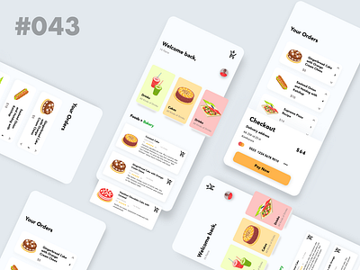 Daily UI 043 - Food - Drinks App