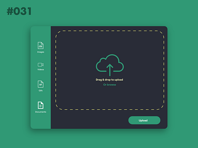 Daily UI #031 - Upload