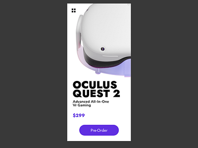 Daily UI challenge #075 - Pre-Order