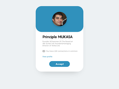 Daily UI challenge 078 - Pending Invitation