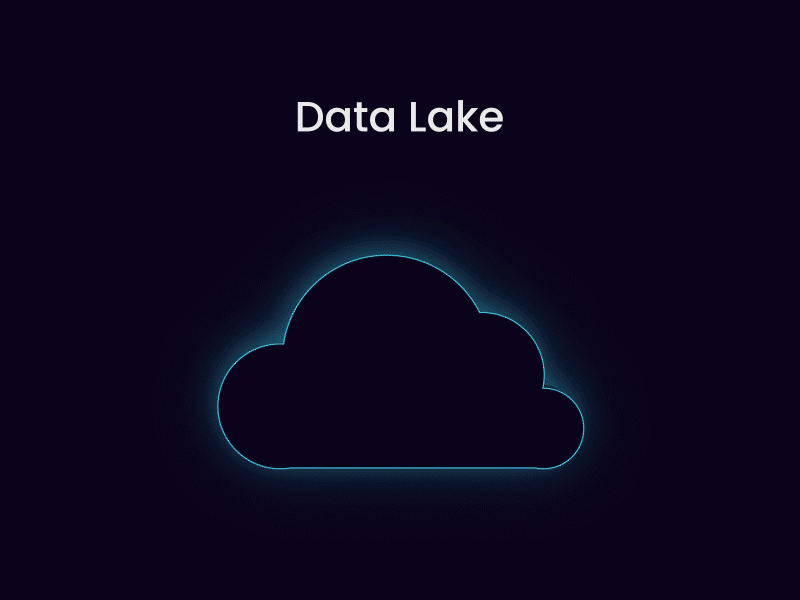 Data Lake Animation animation motion graphics website animaion