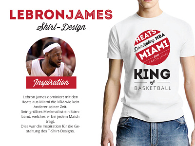Lebron James Shirt - "King of Basketball" basketball design james king lebron nba shirt