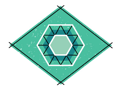 dm icon branding diamond gem icon illustration texture