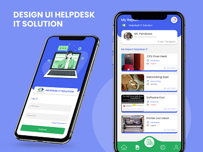 Helpdesk IT Solution freelancer helpdesk helpdeskit it networking problemit softwarehardware ui uidesigner uiux uiuxdesigner