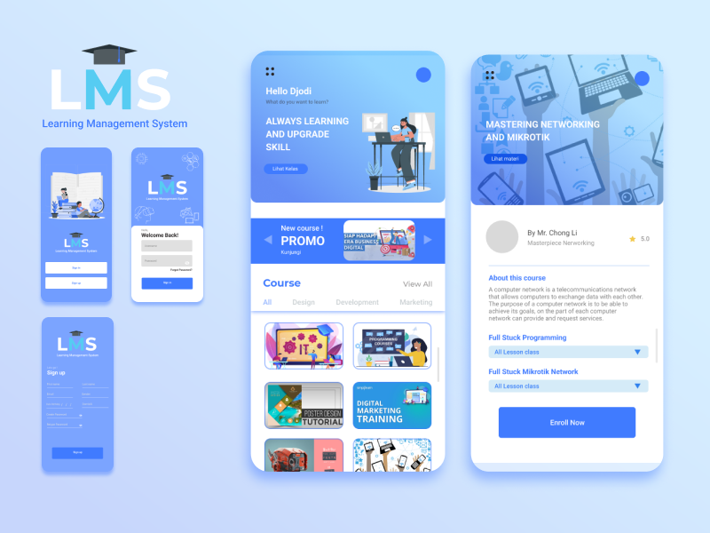 Learning Management System UI by djodymaulana on Dribbble