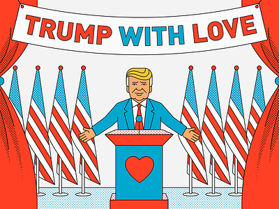 TrumpWith.Love america donald drawing illustration inauguration lovetrumpshate president sketch trump trumpwithlove usa