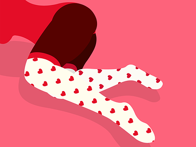 Hearts & Legs chocolate draw hearts lady legs love illustration pink red sketch socks valentines vector