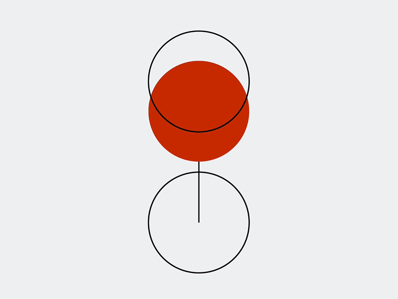 🍷 animation geometric illustration minimalism simple vino wine