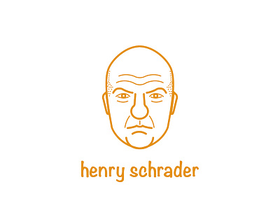Henry Schrader breaking bad hank henry schrader illustration orange