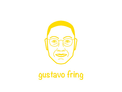 Gustavo Fring breaking bad gus fring illustration yellow