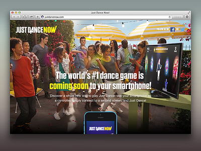 Just Dance Now E3 reveal page android dance game iphone just just dance now scroll website