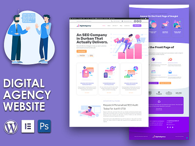 Digital Agency Website digital agency digital agency website design elementor elementor templates website design