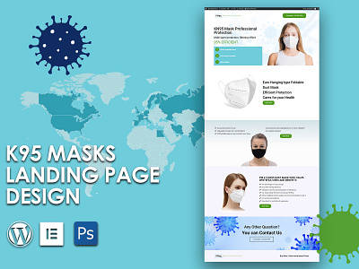 K95 Landing Page Design covid19 k95 maks k95 maks landing page wordpress