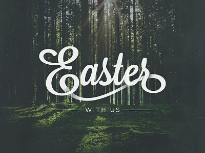Easter • Key Art easter forest script shadow sunday