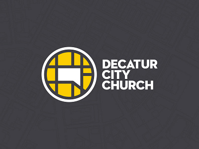 Decatur City Church Branding andy stanley church city decatur logo map north point