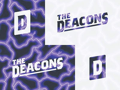 Deacons Logo Concept band black logo music rock white