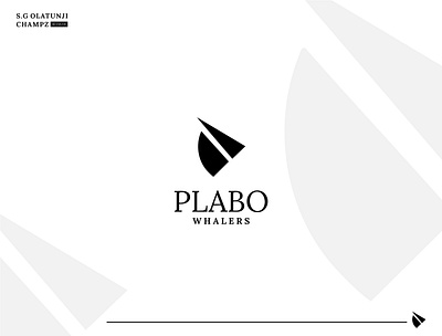 Plabo Whalers Logo Design branding business logo graphicdesign inspiration logo design branding logodesign logos logotype luxury logo minimal minimalist modern logo