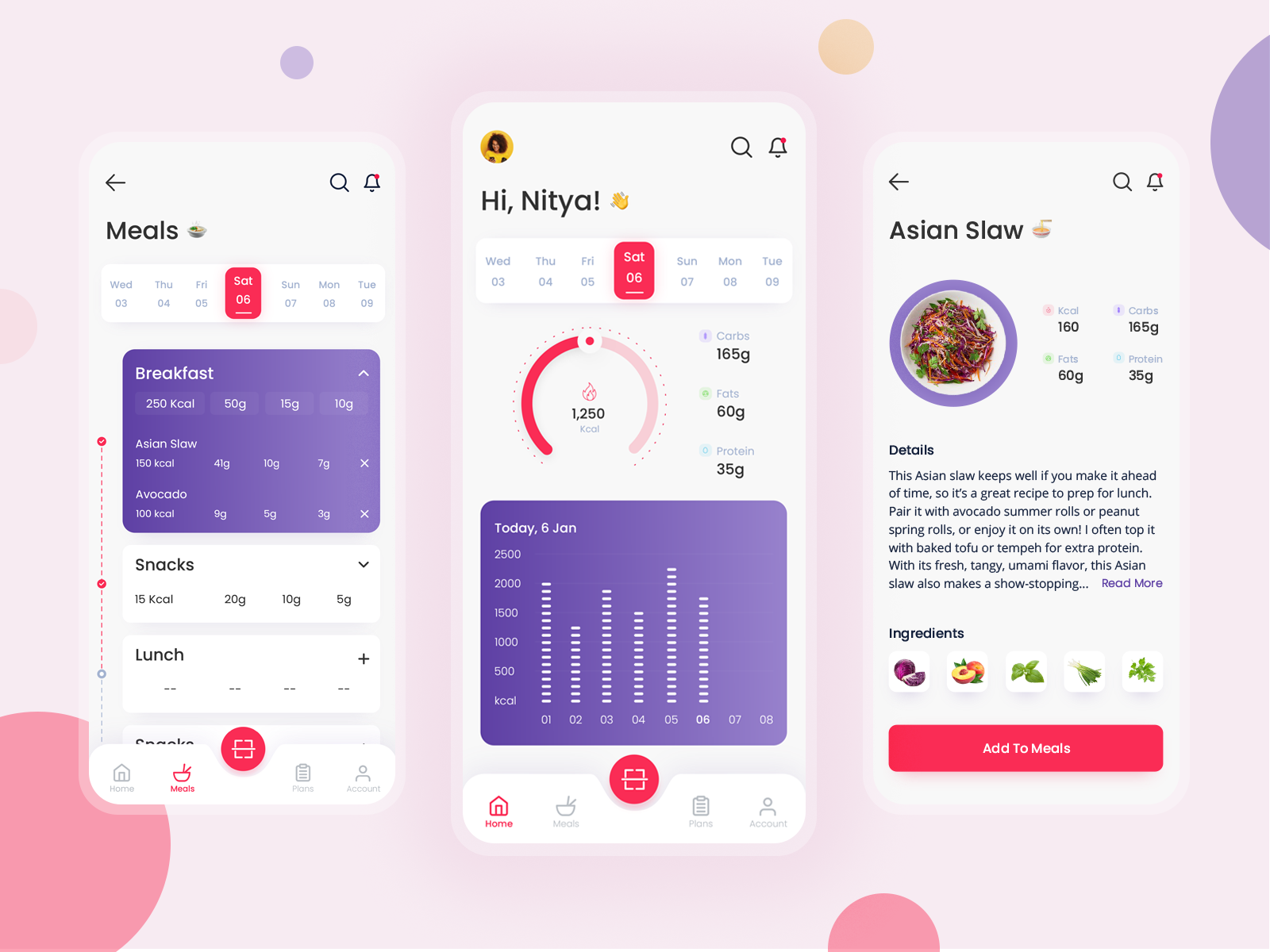 Veggies and Fruits Calorie Calculator App by Jay for F22 Labs on Dribbble