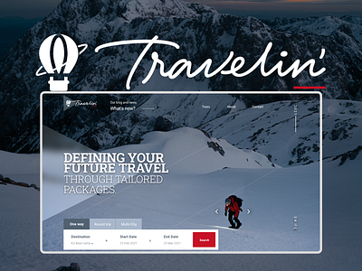 Travelin'- Website design