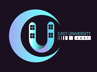 Logo design for university branding illustration logo