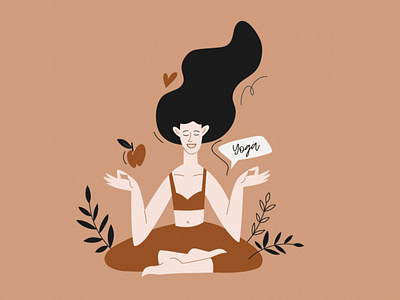 Yoga life artist character design design flat design illustration illustration art illustrator minimalism vector