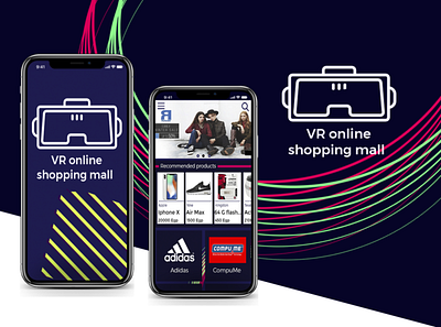 VR online shopping mall adobexd app design mobile app design mobile ui photoshop ui ux