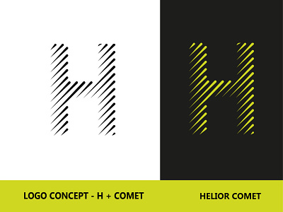 Helior Comet comet h letter hanif mia helior helior logo logos