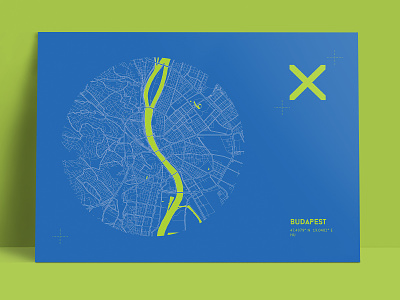 Postcard from Budapest budapest design graphic design map mapbox postcard