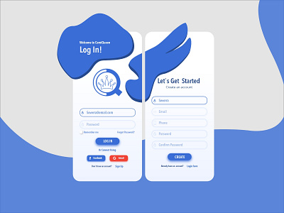 Login Page Light Mode design login page logo mobile mobile app uidesign uiux website