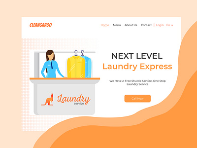 Cleangaroo Laundry Concept