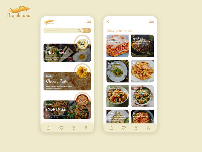 Napoletana Pasta Ui Design Mobile