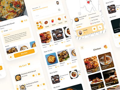Uber Eats Food Apps Redesign - Mobile App Design