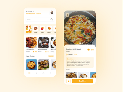 Eatkuy Food Mobile Apps app design food illustration mobile mobile app ui uiux website