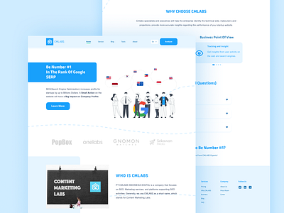 CMLABS Redesign Landing Page app branding design redesign typography web design website