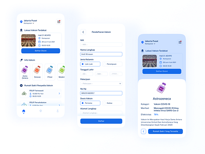Vaksyn Covid-19 - Mobile App mobileui
