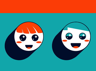 The cuties branding character color design fun graphic design illustration