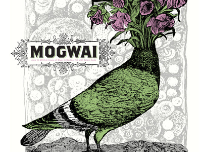 Mogwai gigposter illustration merch