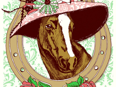 Wilco- KY animal band horse illustration merch music poster screenprint