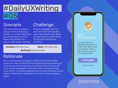 #DailyUXWriting #05-2 app dailyux dailyuxwriting design ui ux uxwriting