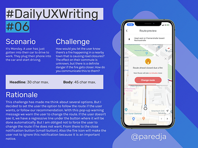 #DailyUXWriting #06 app dailyux dailyuxwriting design flat ui ux uxwriting