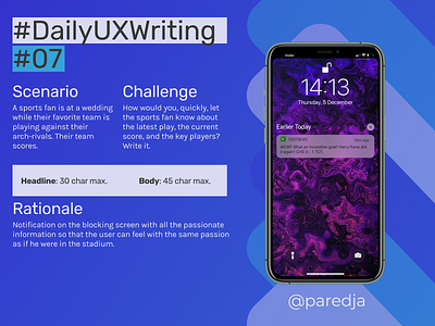 #DailyUXWriting #07 app dailyux dailyuxwriting design ui ux uxwriting