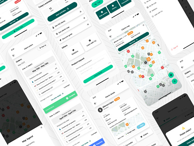 Hunter app design app b2b backoffice concept dashboard design figma icon logistics minimalism mobile operations product startup ui user experience user interface ux uxui web