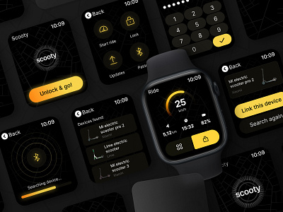 Smart watch UI concept