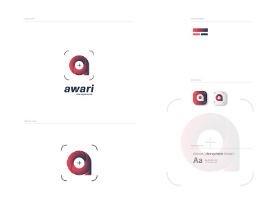 awari modern minimalist logo design