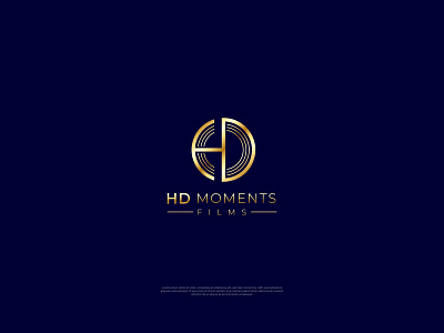 HD moments luxury logo design