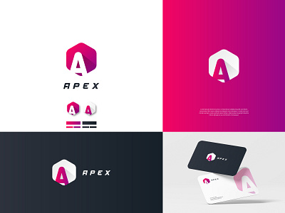 Apex modern minimalist logo design