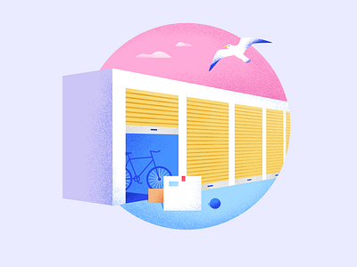 Storage space concept illustration