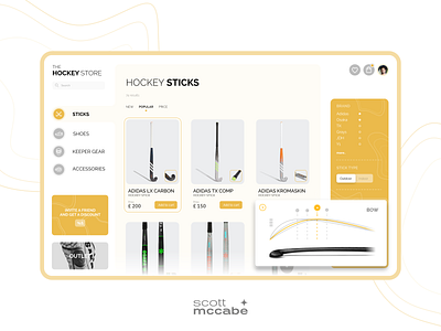 Hockey Shop Web App app ecommerce ecommerce webapp hockey ui ux web webapp
