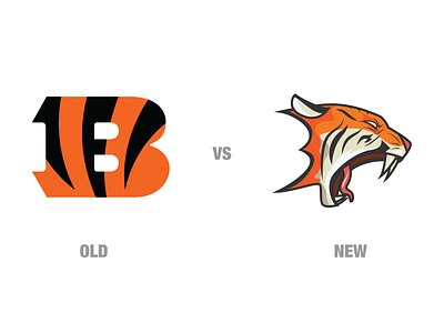 NFL Logo redesigns bengals cincinatti football logo design logos nfl teams nfl teams redesign sport sports logo teams tigers